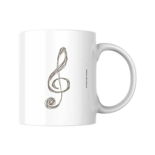 Tasse Citation de Mozart sur la musique - Place des Images