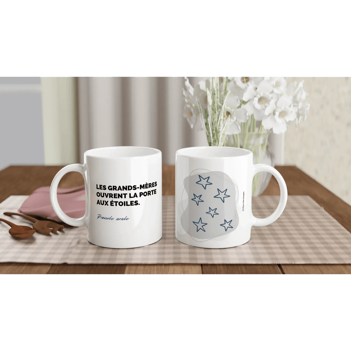 Tasse Proverbe arabe sur les grands - mères - Place des Images