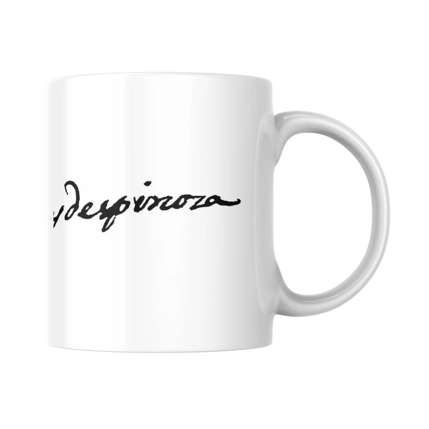 Mug Signature de Baruch Spinoza (partie droite) - Place des Images