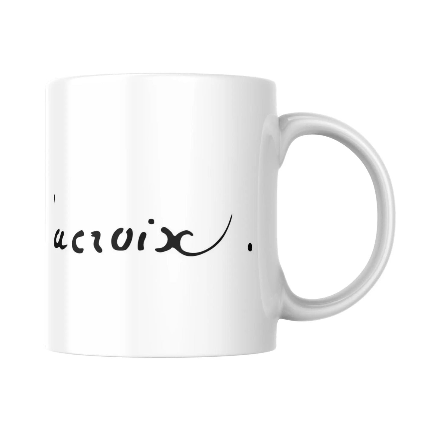 Mug Signature d'Eugène Delacroix (partie droite) - Place des Images