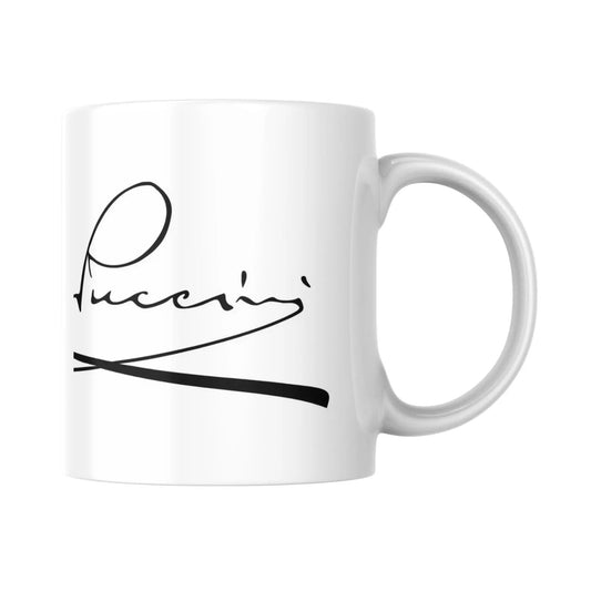 Mug Signature de Giacomo Puccini (partie droite) - Place des Images