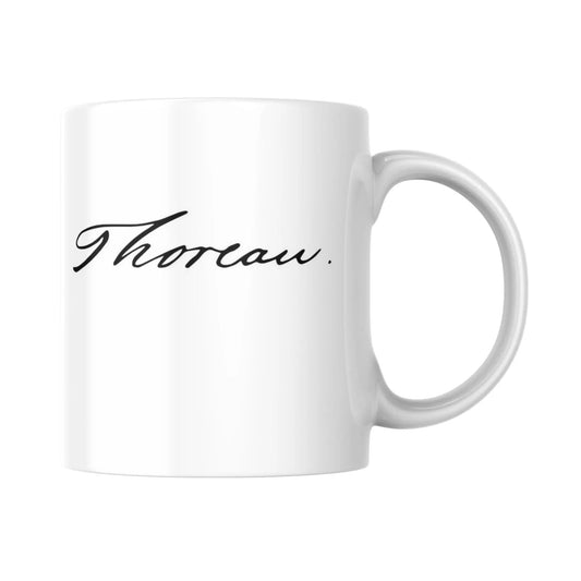 Mug Signature de Henry David Thoreau (partie droite) - Place des Images