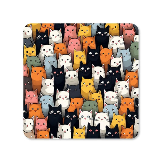 Dessous de verre -Mosaïque de chats Vue 1 - Place des Images