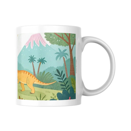 Mug polymère "Dinosaures" vue droite