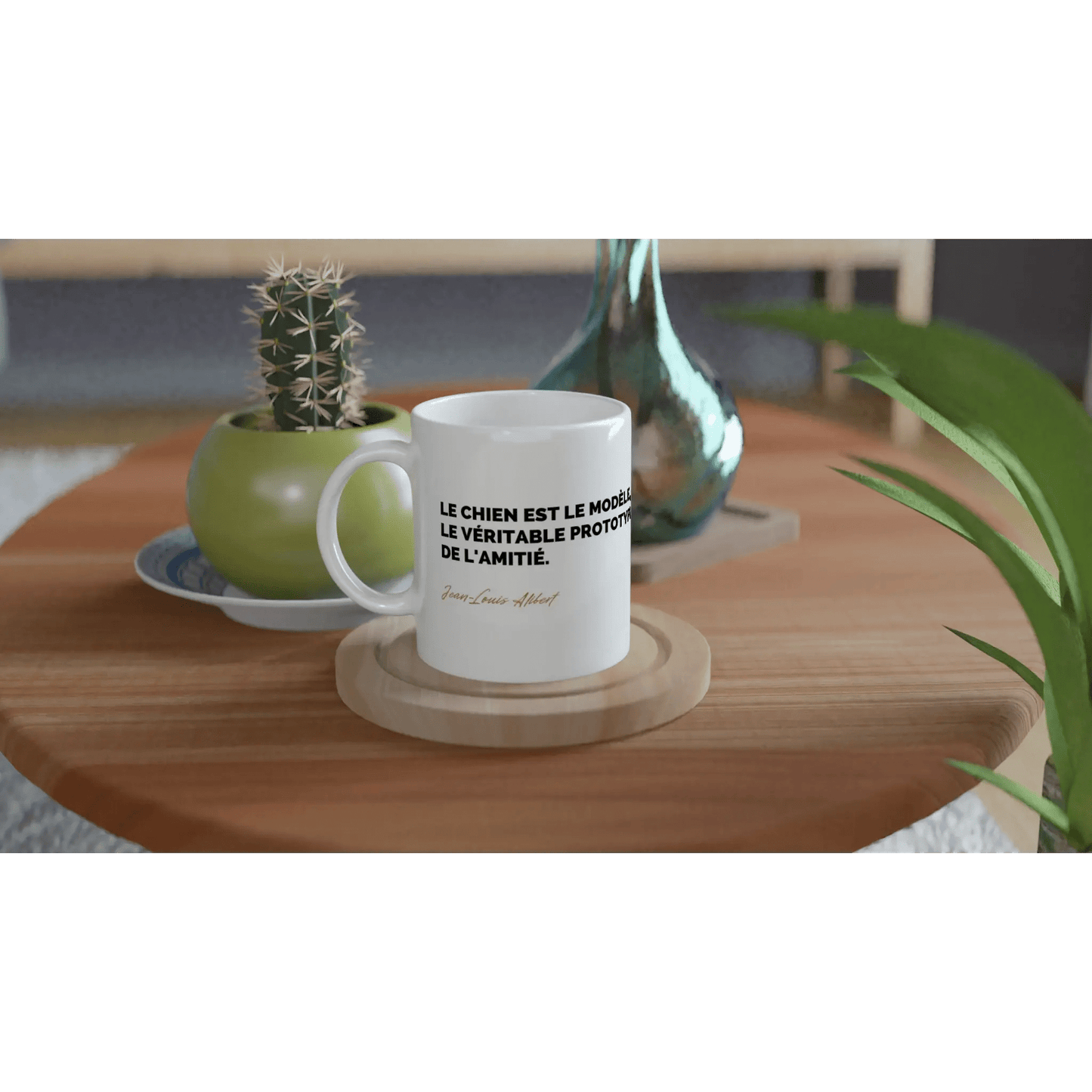 Tasse Citation de Jean - Louis Alibert sur les chiens - Place des Images