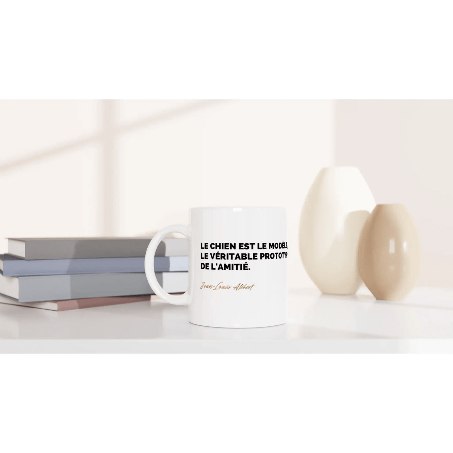 Tasse Citation de Jean - Louis Alibert sur les chiens - Place des Images