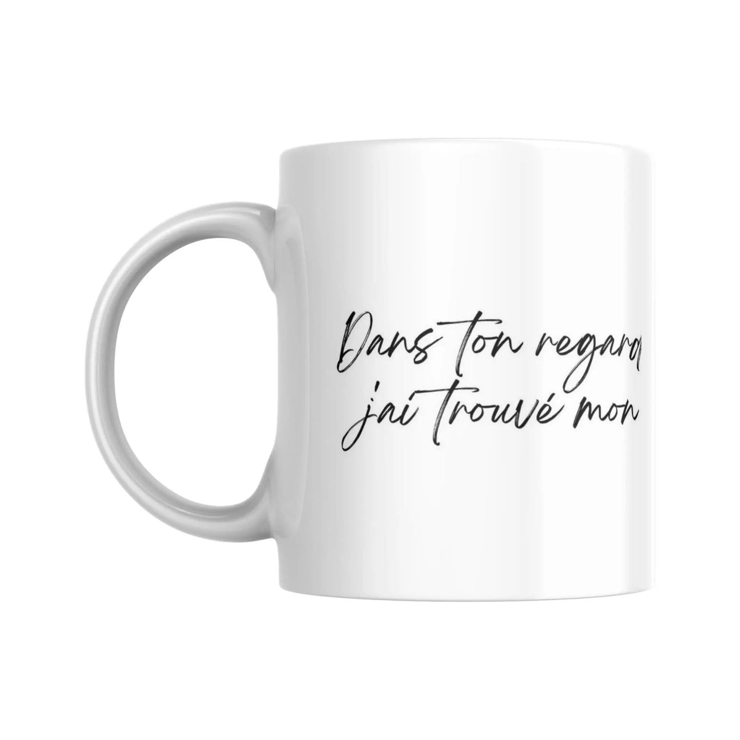 Mug "Dans ton regard, mon univers" (partie gauche) - Place des Images