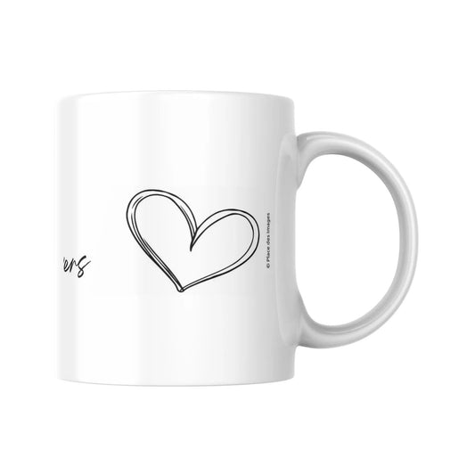 Mug "Dans ton regard, mon univers" (partie droite) - Place des Images
