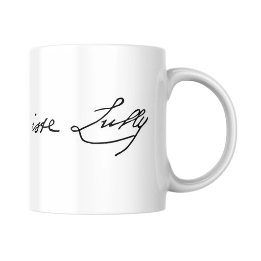 Mug Signature de Jean-Baptiste Lully (partie droite) - Place des Images