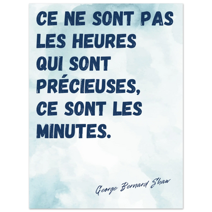 Affiche Citation de George Bernard Shaw