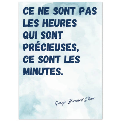 Affiche Citation de George Bernard Shaw