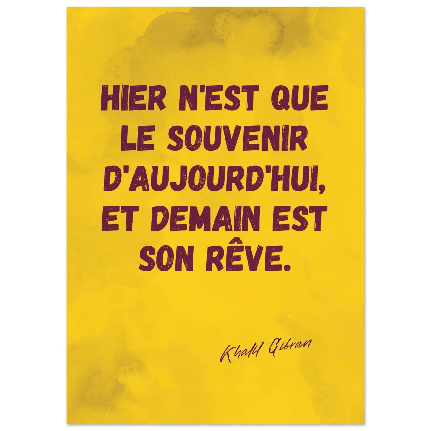 Affiche Citation de Khalil Gibran