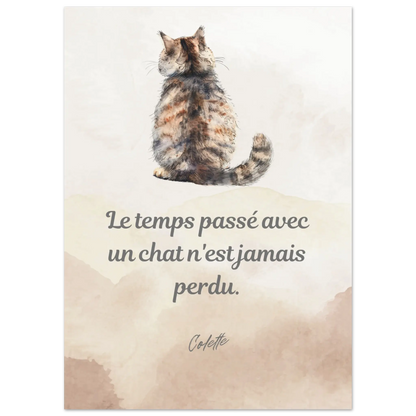 Affiche "Colette et les chats"