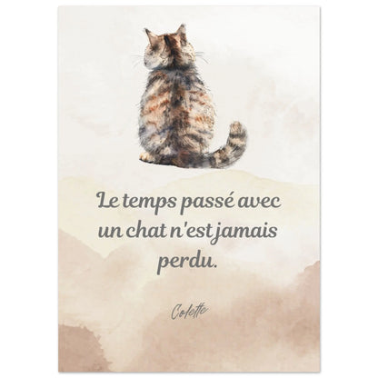 Affiche "Colette et les chats"