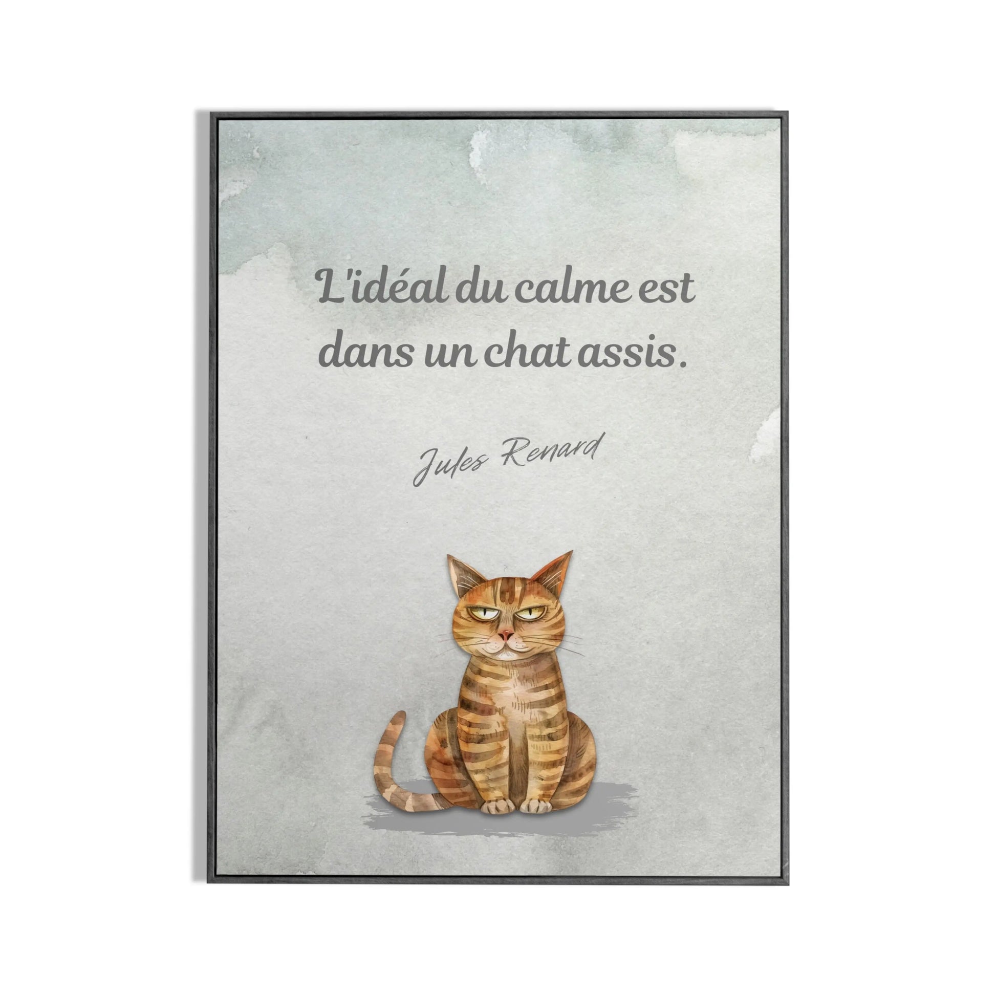 Affiche "Jules Renard et les chats" Place des Images