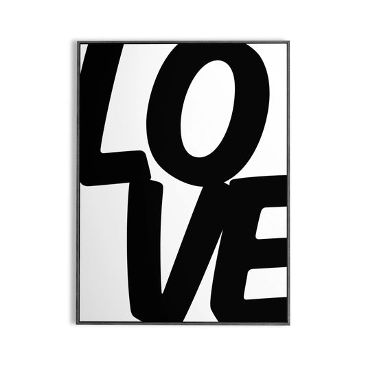 Affiche "Love" Noir & Blanc Place des Images