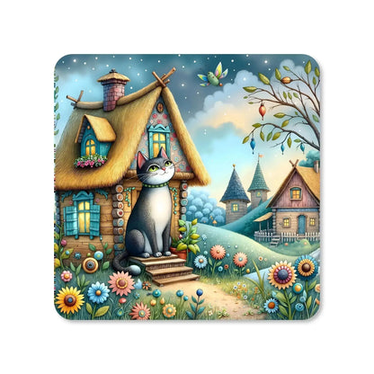 Dessous de verre - Chats des mondes enchantés - Série 1  Vue 3 - Place des Images