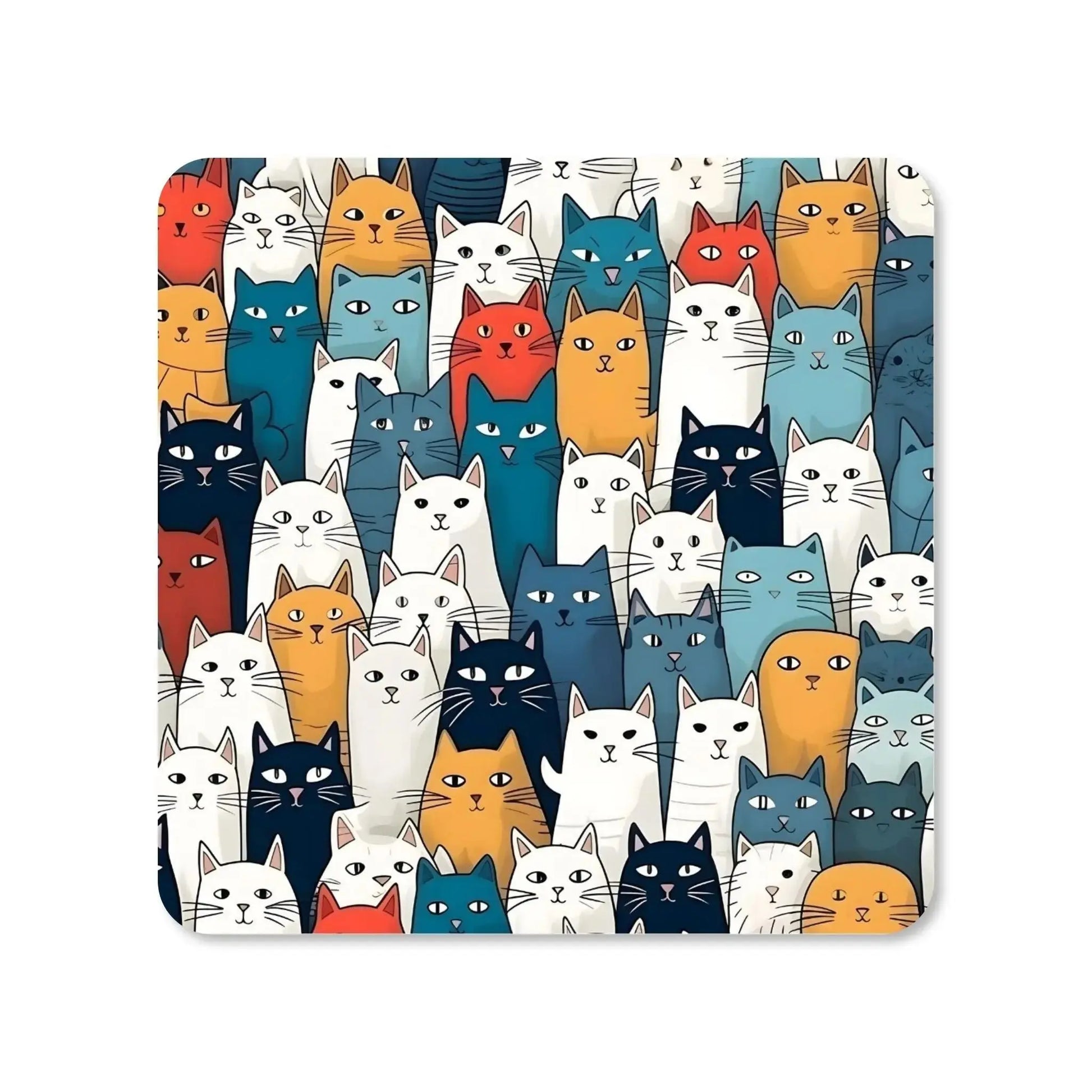 Dessous de verre -Mosaïque de chats Vue 4 - Place des Images