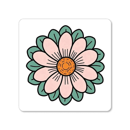 Lot de 4 dessous de verre - Mandalas Harmonie florale série 3 pièce 4 - Place des Images
