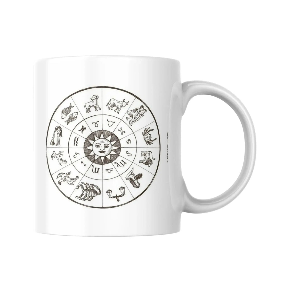 Mug Astrologie Roue du Zodiaque Personnalisé - Place des Images