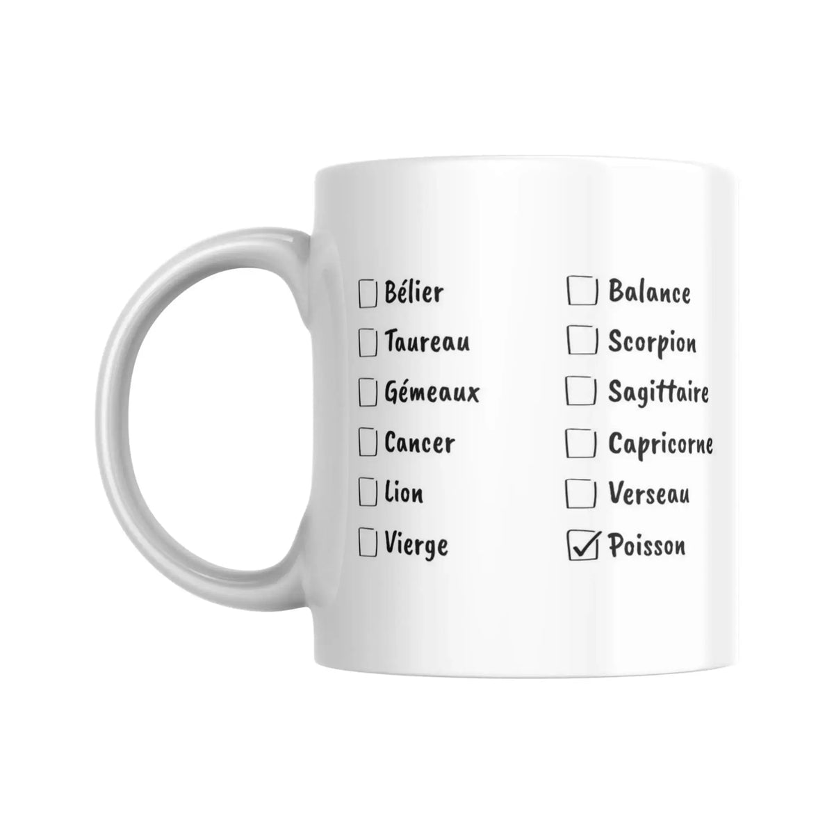Mug signe du zodiaque Poisson - Place des Images