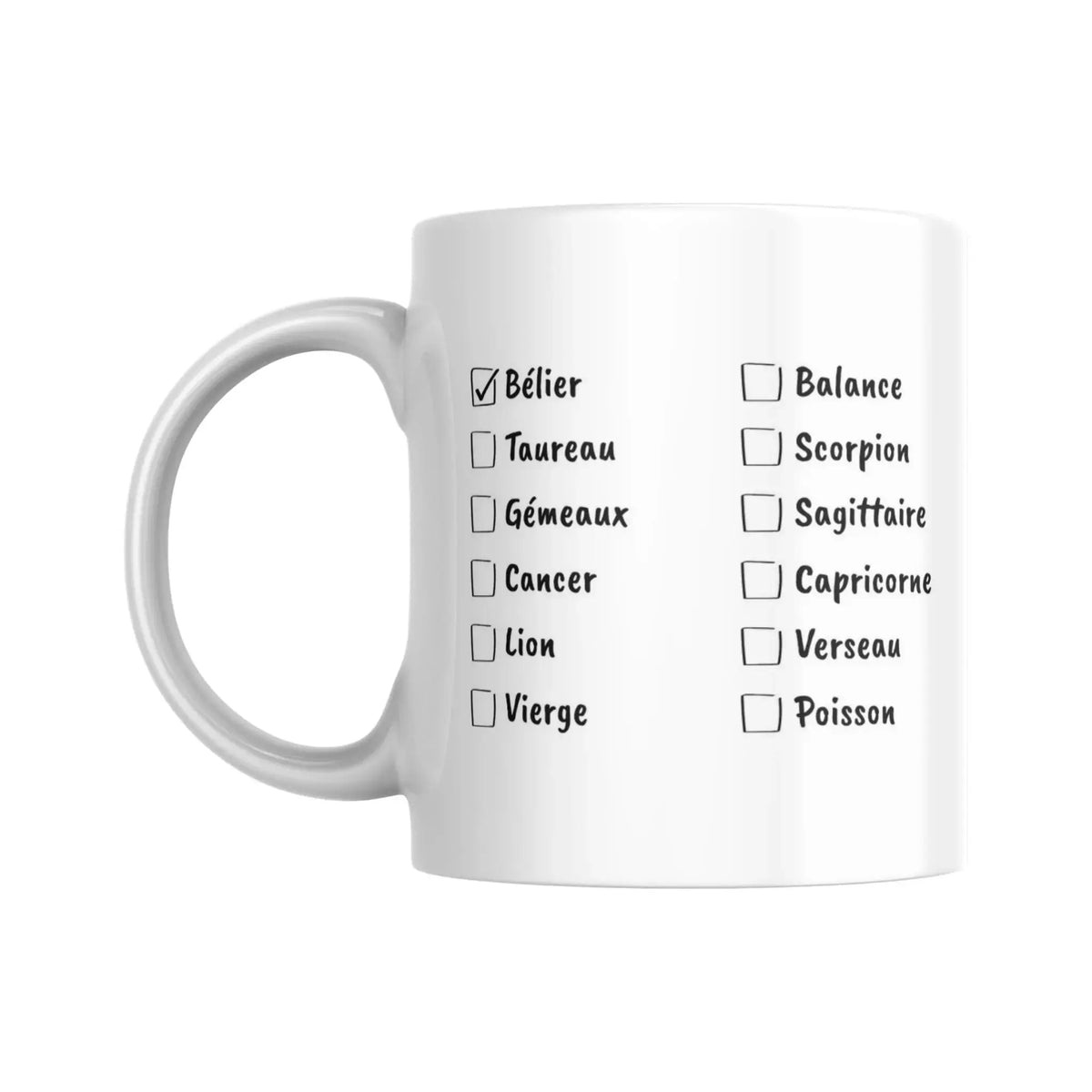 Mug Astrologie Roue du Zodiaque Personnalisé - Place des Images