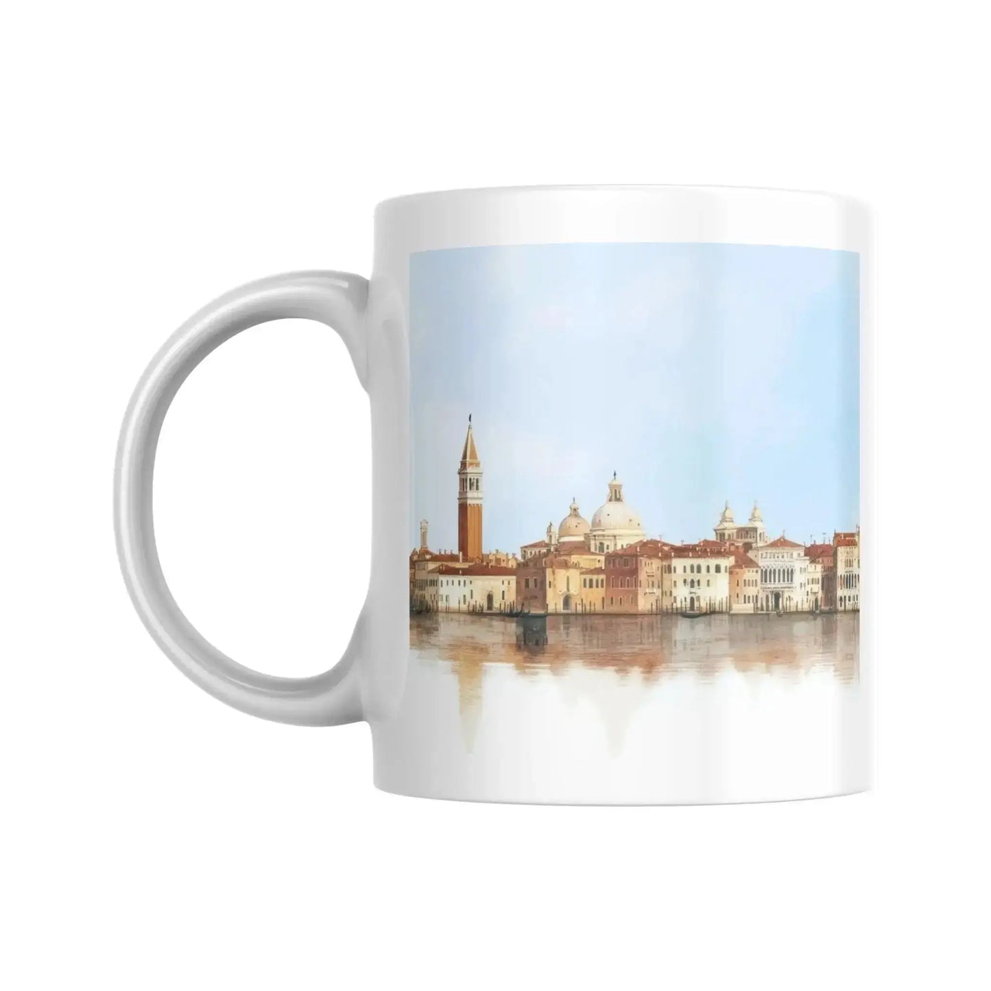 Mug blanc Venise vue Campanile Saint-Marc et Grand Canal  Vue 1 | Place des Images