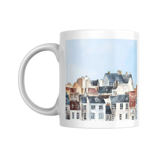 Mug Céramique - Paris Île Saint-Louis et Notre-Dame (325 ml) Vue panoramique 1 - Place des Images