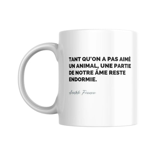 Mug Citation d'Anatole France sur les chats (citation) - Place des Images