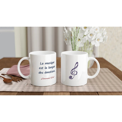 Mug Citation d'Emmanuel Kant sur la musique