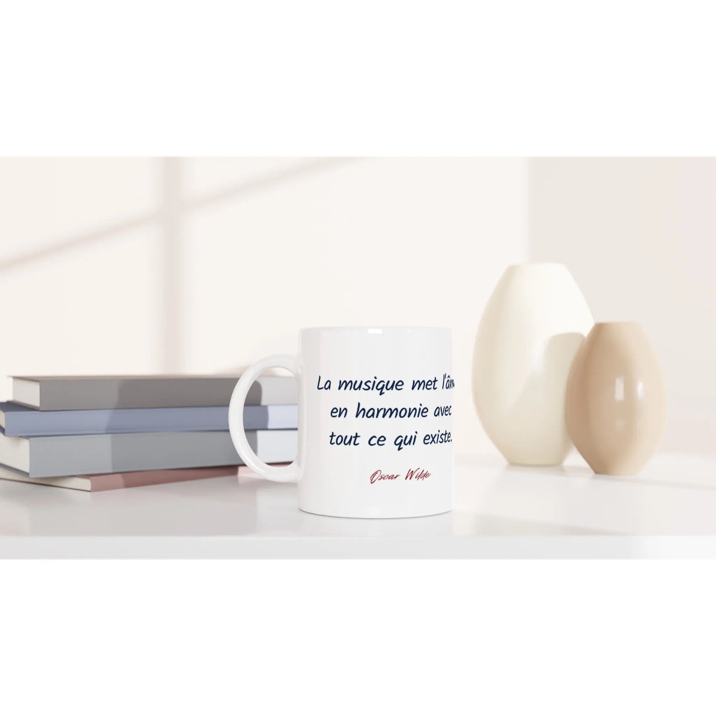 Mug Citation d'Oscar Wilde sur la musique