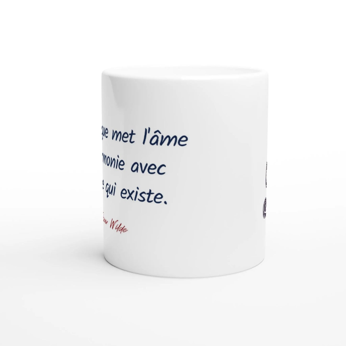 Mug Citation d'Oscar Wilde sur la musique