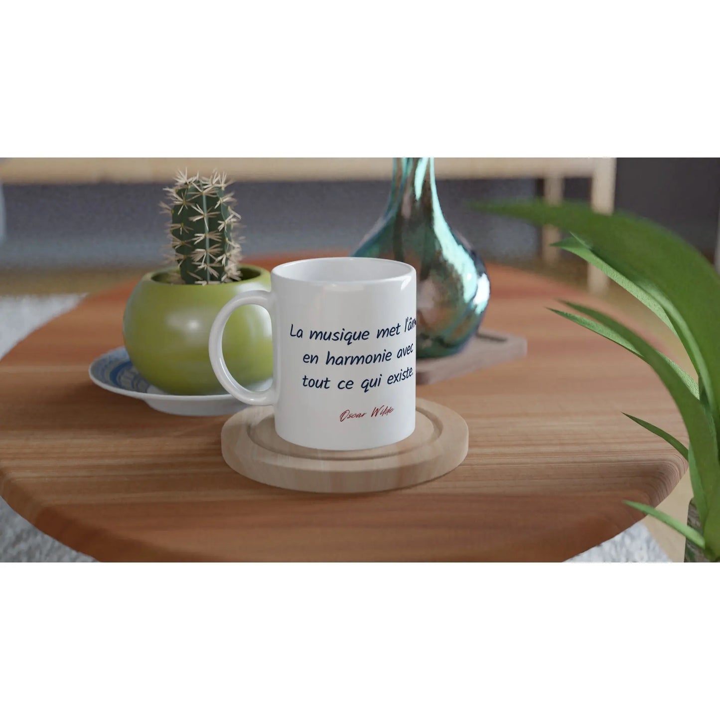 Mug Citation d'Oscar Wilde sur la musique