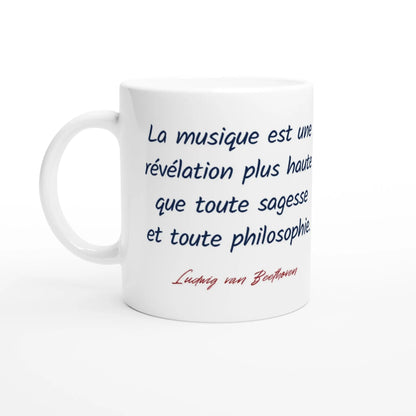 Mug Citation de Beethoven sur la musique