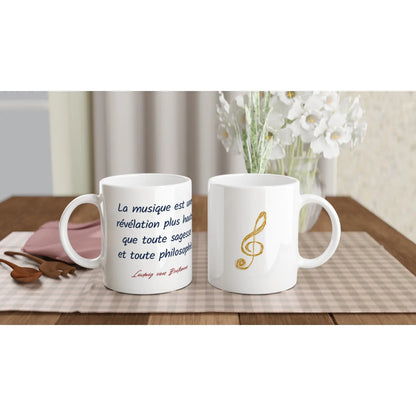 Mug Citation de Beethoven sur la musique