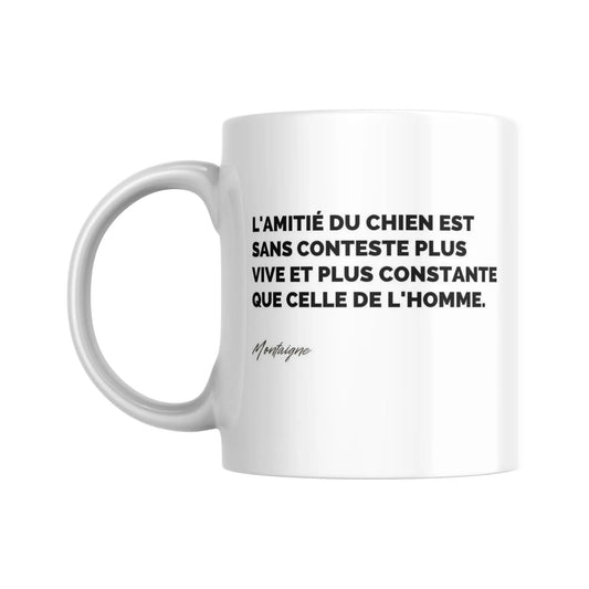Mug Citation de Montaigne sur les chats (citation) - Place des Images