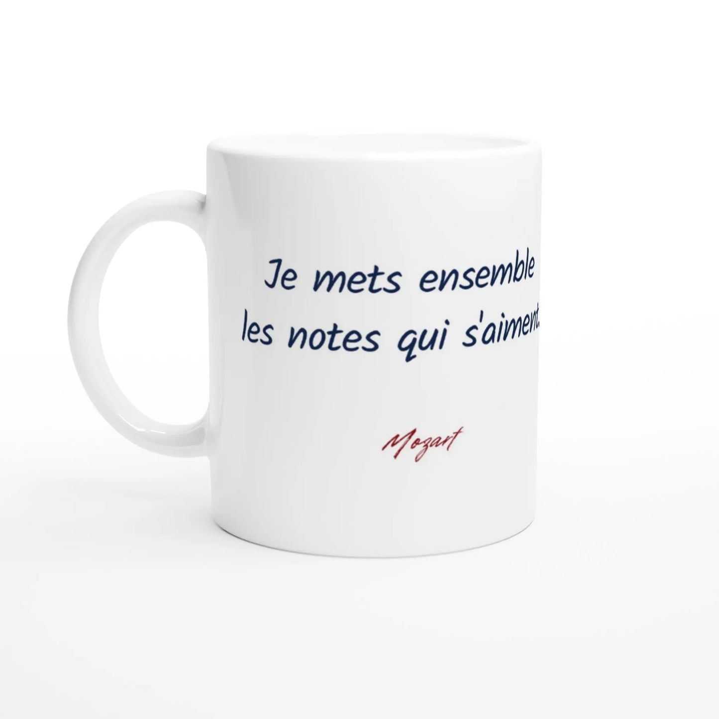 Mug Citation de Mozart sur la musique