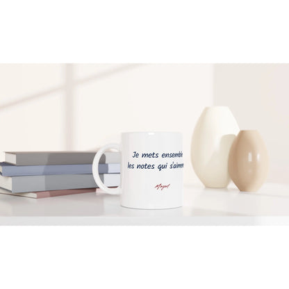 Mug Citation de Mozart sur la musique