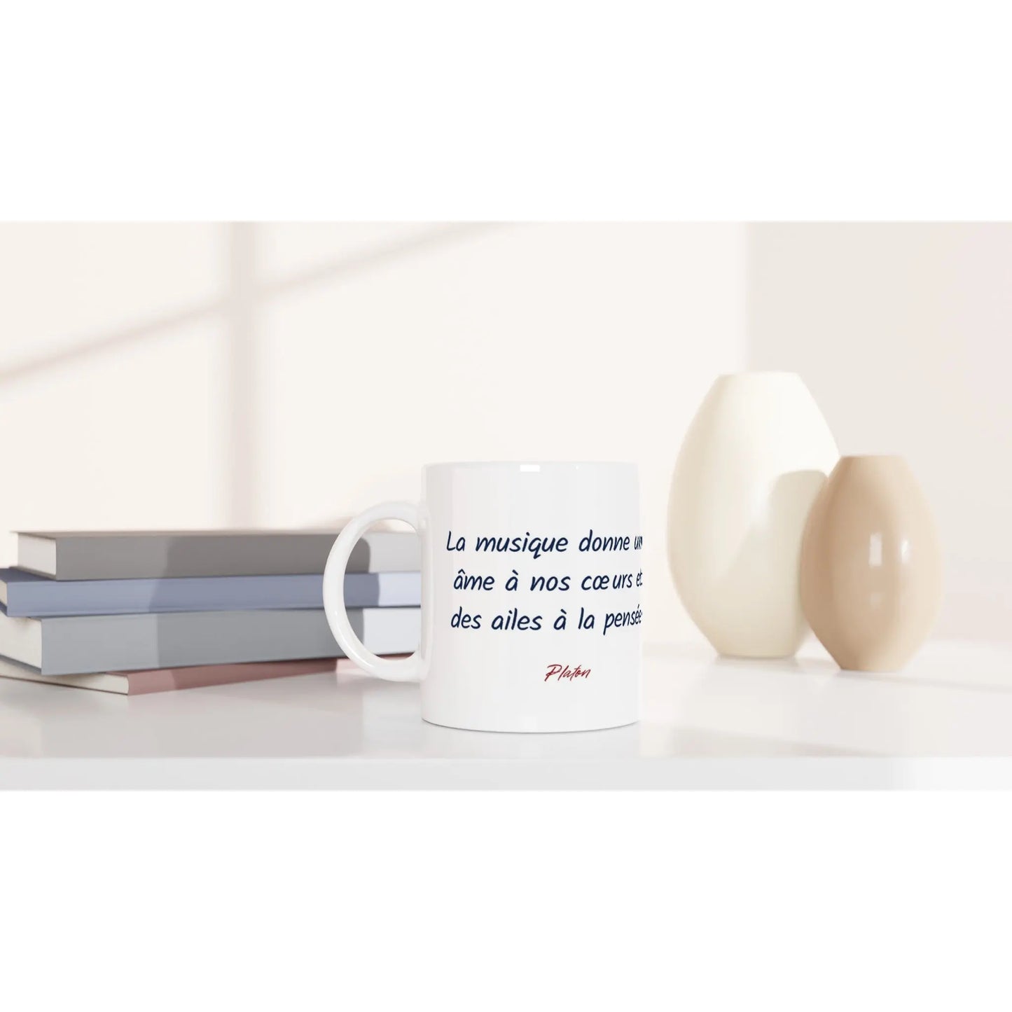 Mug Citation de Platon sur la musique