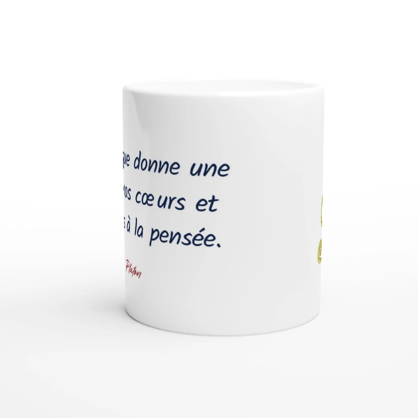 Mug Citation de Platon sur la musique