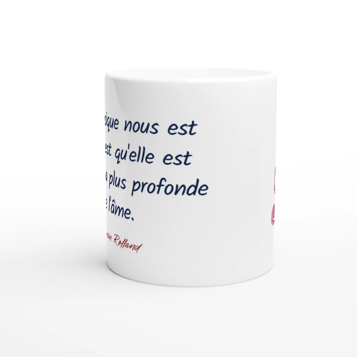 Mug Citation de Romain Rolland sur la musique