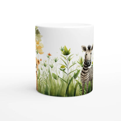 Mug Léopard et zèbre dans les hautes herbes