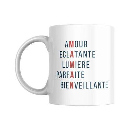 Mug fête des mères acrostiche Maman (partie gauche) - Place des Images
