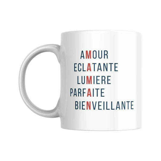 Mug fête des mères acrostiche Maman (partie gauche) - Place des Images