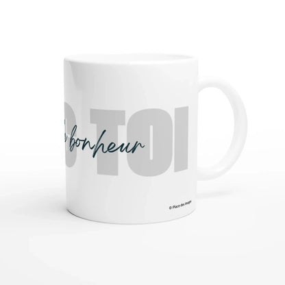  Mug cadeau - Avec toi, c'est le bonheur - Vue droite