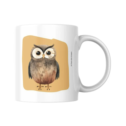 Mug pour enfant avec une illustration d'un hibou