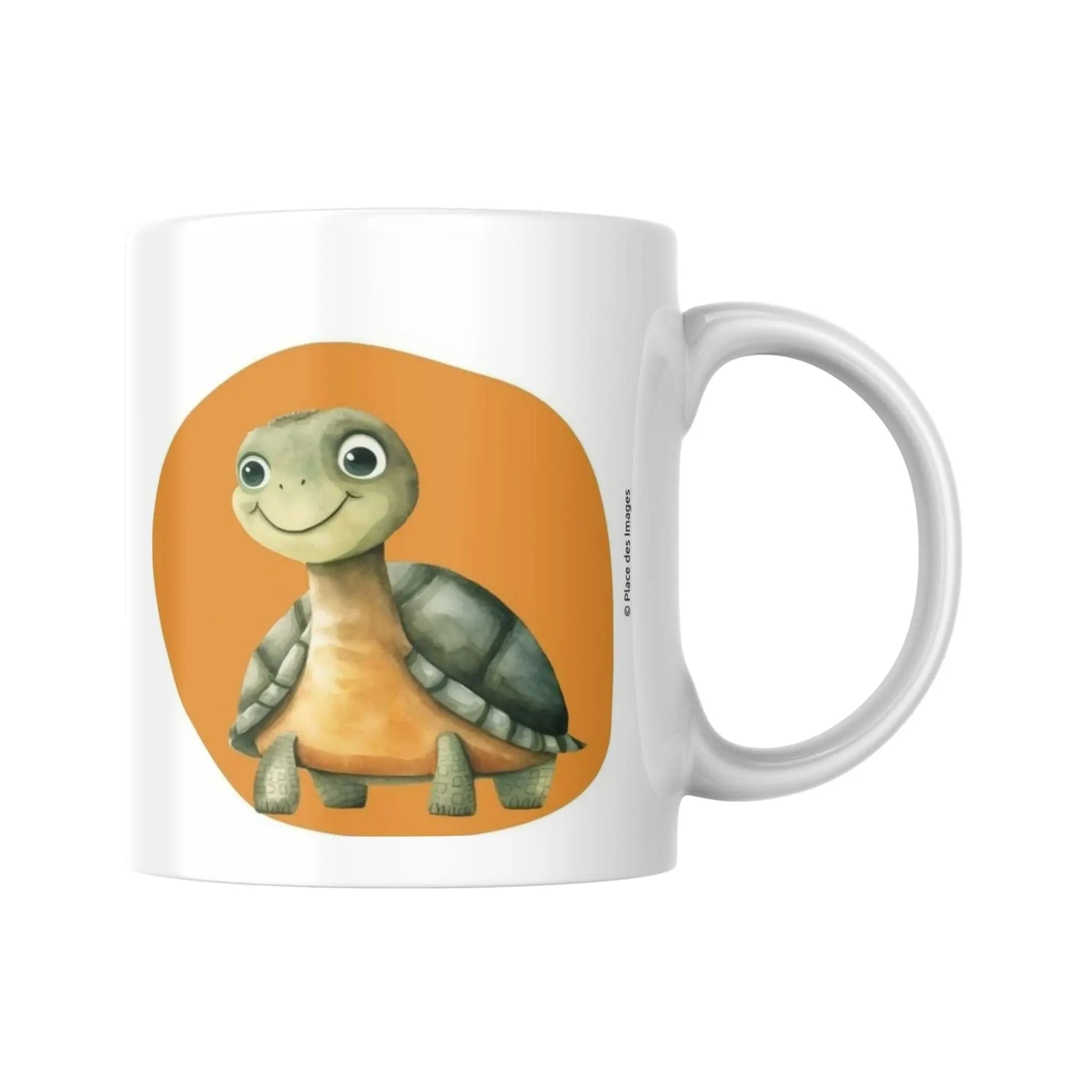 Mug pour enfant avec une illustration d'une tortue