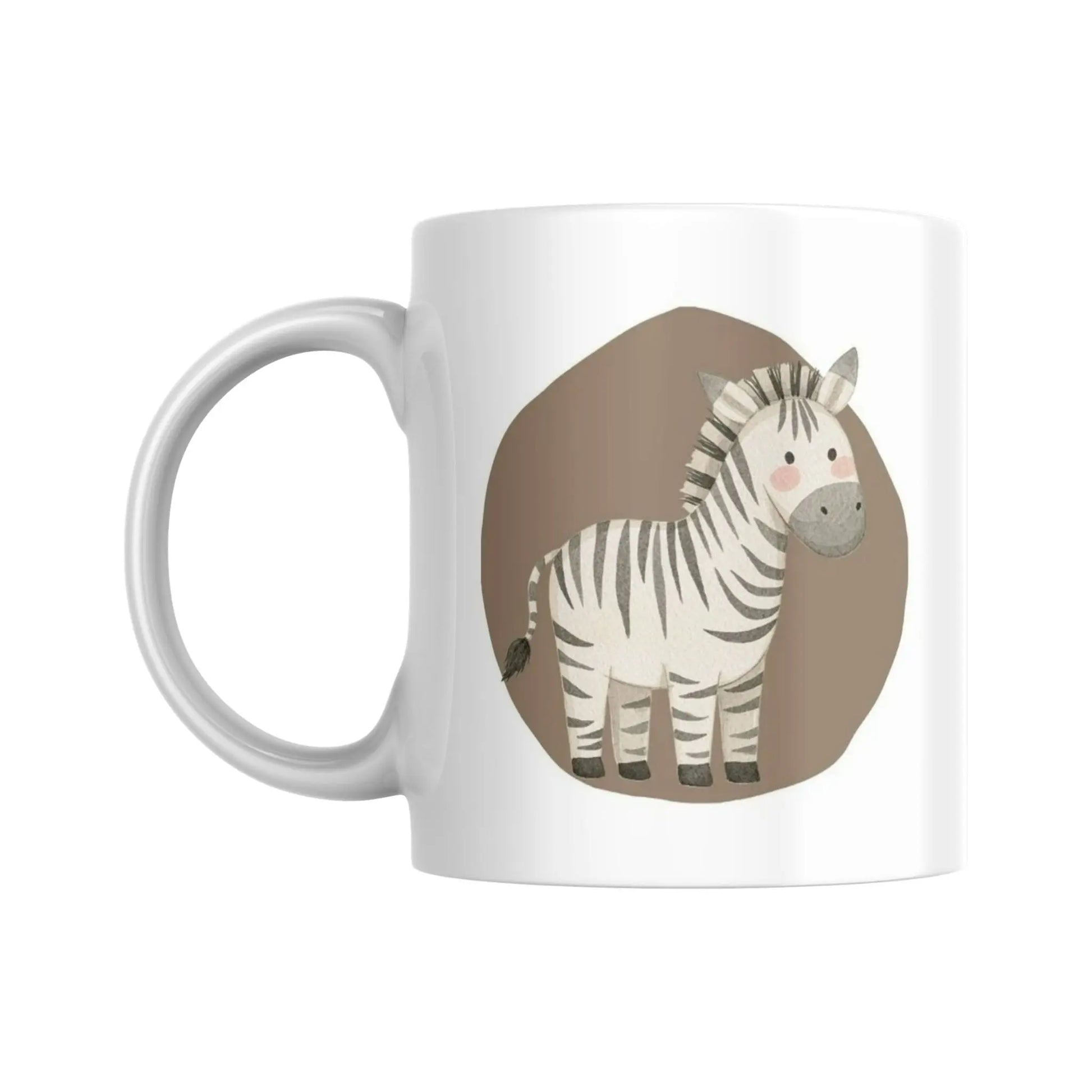 Mug pour enfant avec l'illustration d'un zèbre