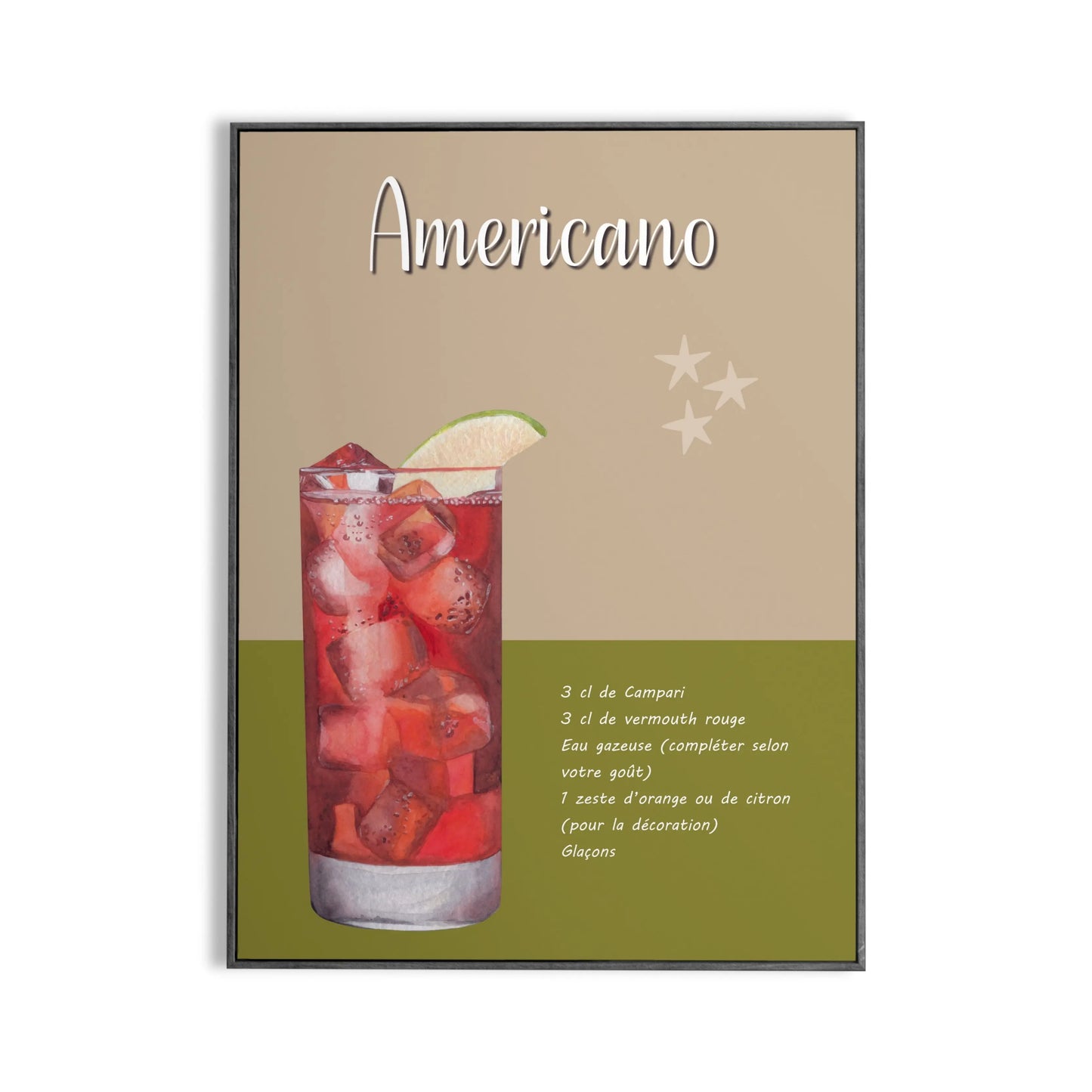 Affiche / Recette de l'Americano Place des Images