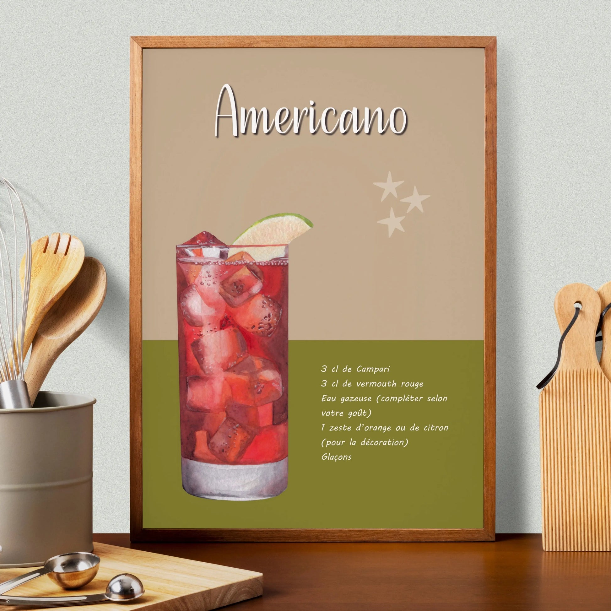 Affiche / Recette de l'Americano Place des Images